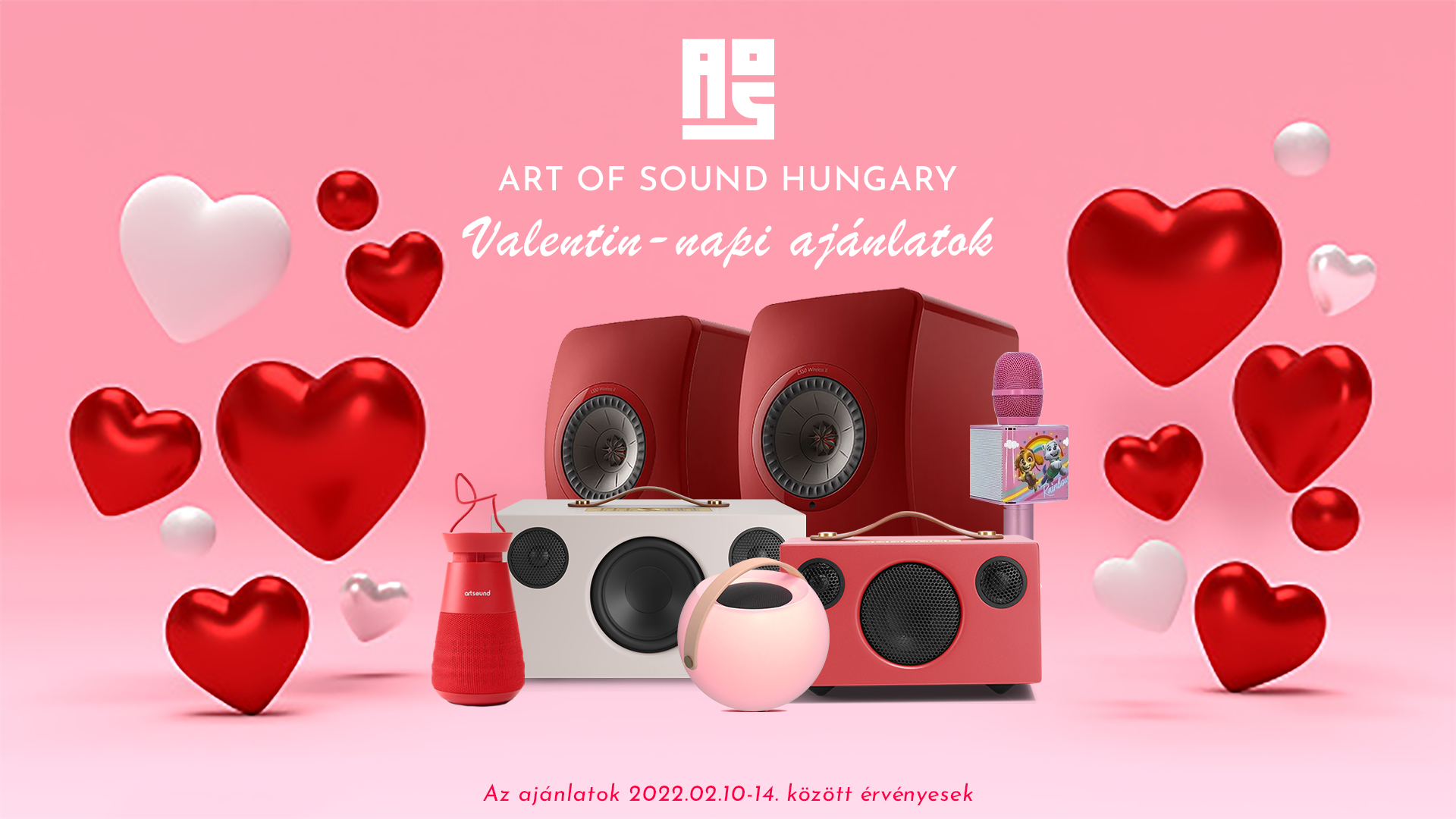 Art of Sound Valentin-napi kedvezmények