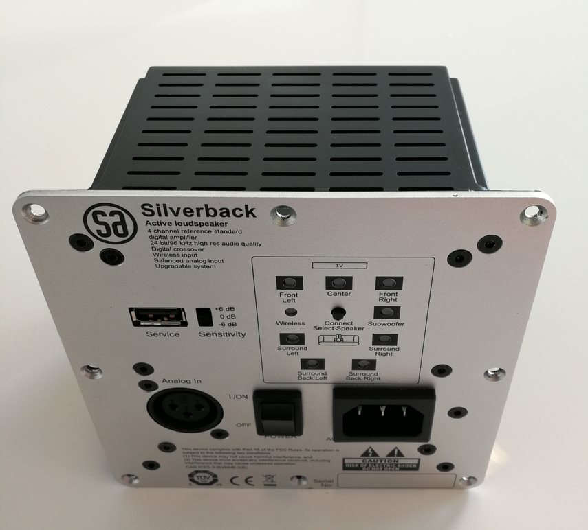 Silverback amplifier for SA legend 7+7.2